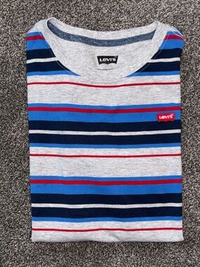 Levi's Boys Sportswear | Logo T-Shirt | Striped | Size: LG (14/16) * NWOT *